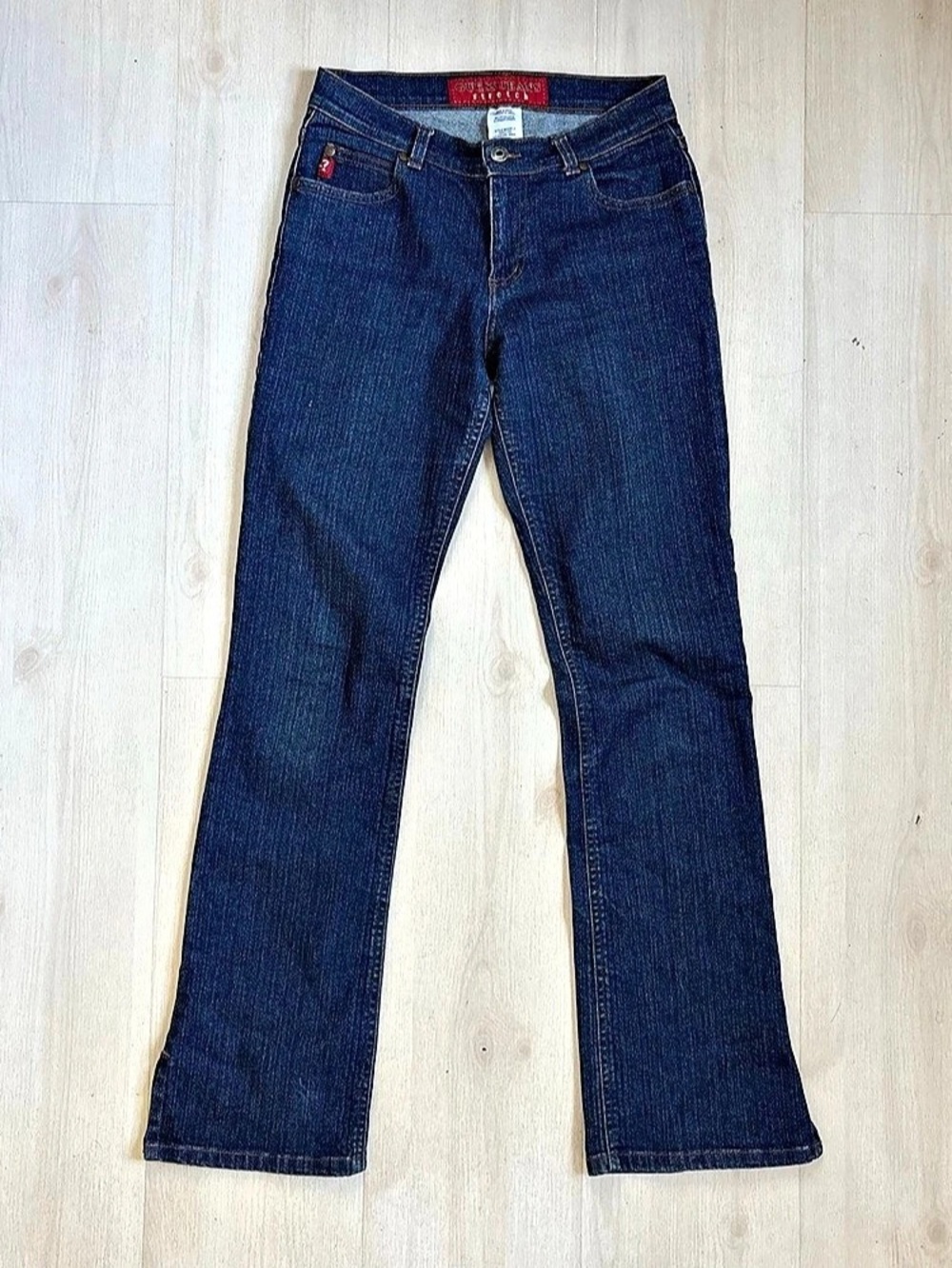 GUESS Jeans Boot Cut Jeans in Blue Waist 27